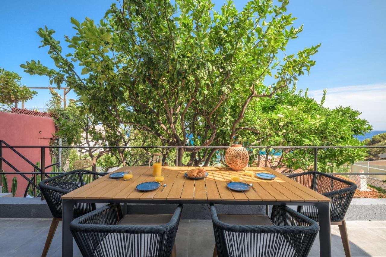 Proche Monaco, Vue Mer, Acces Plage Et Jardin Privatif Saint-Antoine  Екстер'єр фото